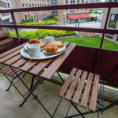 Acces Paris Cozy T2 Rerc Parking Prive Apartmán